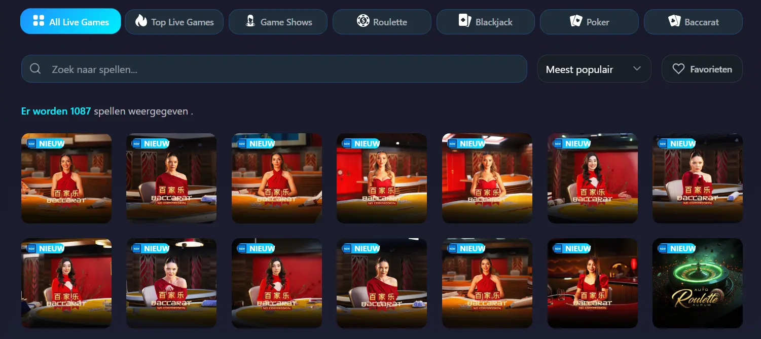 musbet casino live spellen